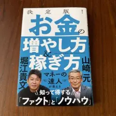 お金の増やし方＆稼ぎ方 決定版 堀江貴文 山崎元のサムネイル