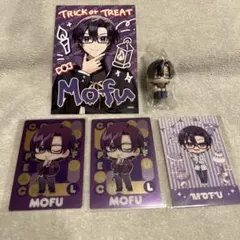 カラフルピーチ　もふくん　カード&フィギュア&缶バッジ