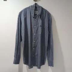 McGregor 長袖シャツ 青 ストライプ