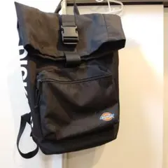 綺麗なDickies ロールトップ バックパック ブラックのサムネイル