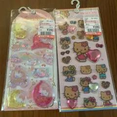 ハローキティ ウォーターインシール　キラキララインストーンシール　シール　正規品