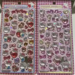 ハローキティ ボンボンドロップシール 2種セット