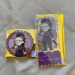 鬼滅の刃 中国限定 不死川玄弥缶バッジ、アクリルチケット セット