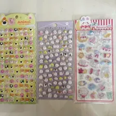 ぷくぷくシール　４枚セット