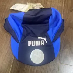 新品 PUMA キッズ キャップ ネイビー　サッカーのサムネイル