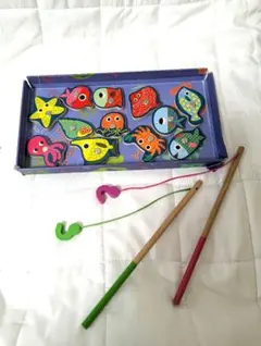 DJECO 木製　魚の釣り　 知育玩具
