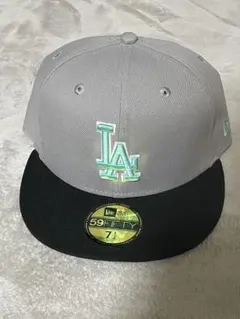 新品限定キャップ　59FIFTY　ドジャース　TiffanyBlue　7 1/2