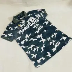 PEARLY GATES パーリーゲイツ　ゴルフウェア　迷彩柄❣️ ロゴ刺繍　L