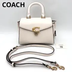 コーチ サミー トップハンドル 21 2way ショルダーバッグ チョーク レア