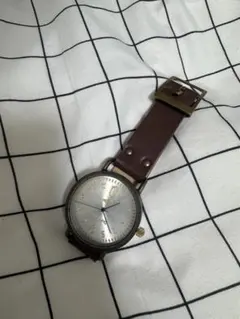 DEDEGUMO シルバー アナログ 腕時計