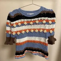 ZARA 半袖ニット サマーニット