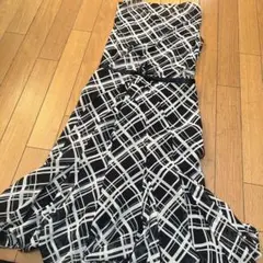 コムサ　チェック柄セットアップ　9号