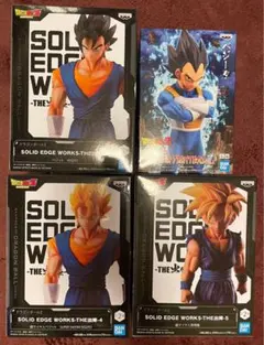 ドラゴンボール　フィギュアセット　4点　ベジータ　ベジット　孫悟飯