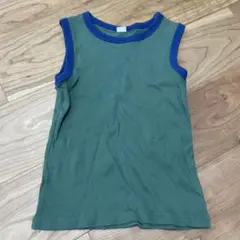 P.premier ノースリーブタンクトップ 100cm グリーン/ブルーのサムネイル