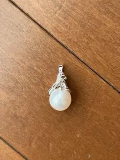 1cm 10ｍｍ 淡水パール　ペンダントネックレス　トップ　１粒　大粒 真珠