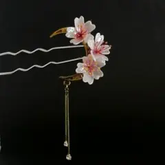 桜の花 髪飾り 和装小物