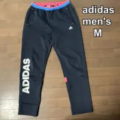 adidas メンズ　トレーニングパンツ　スポーツ　黒　ピンク　ブルー　M