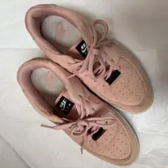 NIKE ナイキエアフォース1セージ SAGE LOW ピンクベージ ユ厚底