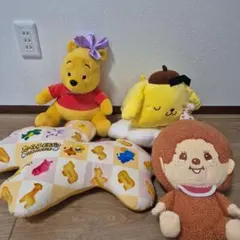 プーさん　ポムポムプリン　モンチッチ　たべっ子どうぶつ 4点セット まとめ売り