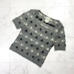 Sybilla 半袖モヘアニット 刺繍 トップス サイズ40*ND1544のサムネイル