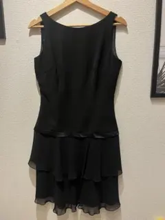 コムサイズム　ワンピース　シフォン　L