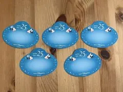 東京ディズニーシー 25周年 ジュビリー ステッカー 5枚セット