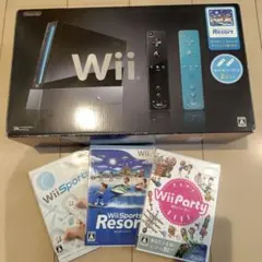 Nintendo Wii 本体 + ゲーム3本セット