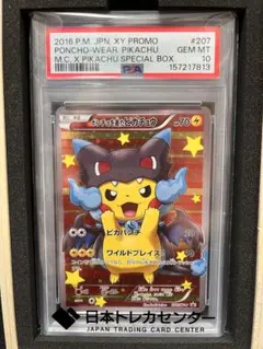 PSA10 ポンチョを着たピカチュウ 207/XY-P プロモのサムネイル