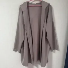 terawear emu しまむら 大きいサイズ フード付きカーディガン
