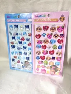 たまごっち ボンボンドロップ風3Dステッカー2枚セット みみっち めめっち