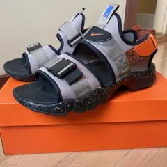 Nike スポーツサンダル グレー/オレンジ 10