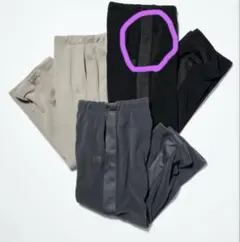 UNIQLO and NEEDLES　フリースワイドパンツ XL ブラック