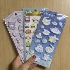 新品未開封　サンリオ　マシュマロステッカー 3枚セット