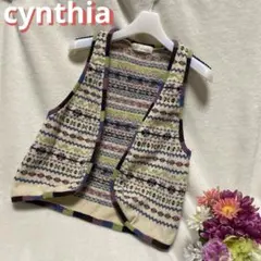 カジュアルニットベスト 多色柄