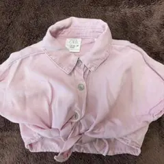 ZARA 薄いピンクシャツ 12-18ヶ月