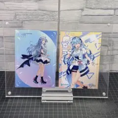 雪花ラミィ　2種セット　ホロライブ 5th イラストカード ブロマイド