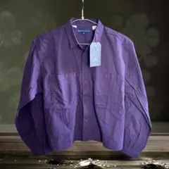 新品 LMC ブラウス ショート丈 シャツ パープル 紫 リーバイス