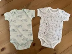 70cm 半袖 2枚　メッシュボディスーツ