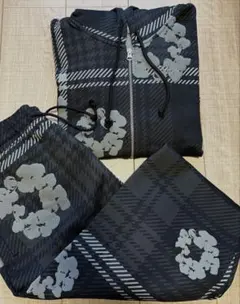 Denim Tears Cotton Wreath チェック柄 セットアップ