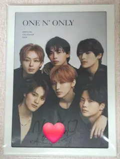 ONE N' ONLY カレンダー 2025 上村謙信サイン入り