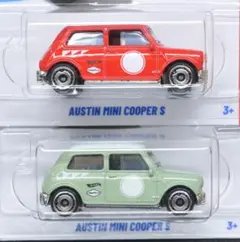 ホットウィール　AUSTIN MINI　オースチン　ミニ　クーパー　S　2種
