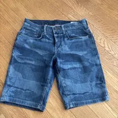 TOMMY HILFIGER デニムショートパンツ カモフラ柄 W30
