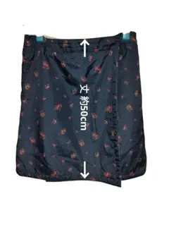 防寒巻きスカート ラップスカート リバーシブル