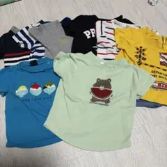 80cm 半袖Tシャツ 8枚セット まとめ売り 西松屋イオン 保育園 洗い替え