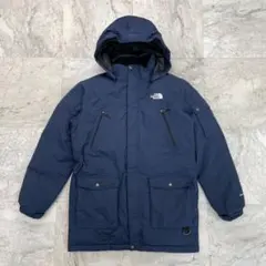 ノースフェイス　ダウンジャケット　ネイビー　DRYVENT　キッズ160