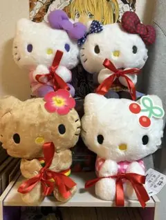 タイトー　Myハローキティ抱っこポーズドール　BIGタイプ2〜4 (4個＋1個)