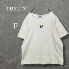 パブリュクス【F】サンリオ クロミ 刺繍Tシャツ トップス 半袖 コットンのサムネイル