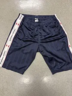 アンダーアーマー トラックパンツ XL ネイビー サイドロゴ ジャージ