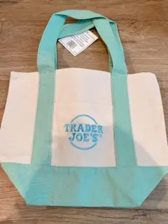 TRADER JOE'S イースターカラーミニトートバッグ　グリーン