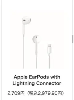 Apple earpods 純正　イヤホン